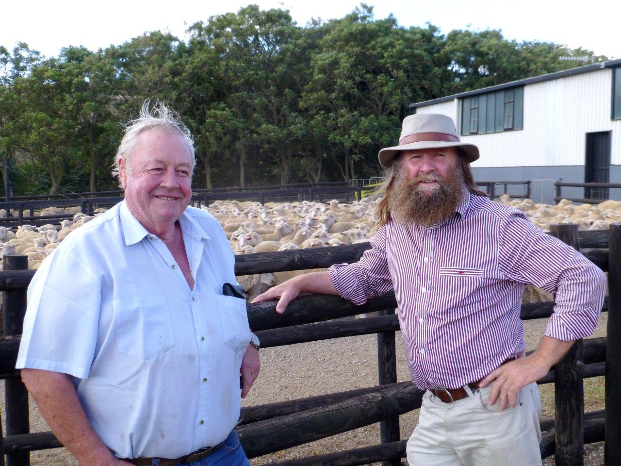 Michael Swart with Murray Rogerson, Stirling Dohnes, Australia 22March 2017 L1140647